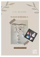 Vorschau - Mal- und Bastelvorlagen - Wintermobile - Wintermotive - Deckblatt