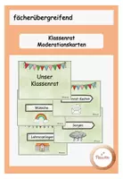 Vorschau - Poster - Klassenrat Moderationskarten - Deckblatt