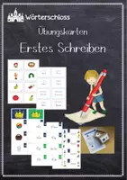 Vorschau - Bildkarten - Erstes Schreiben - Übungskarten - Deckblatt