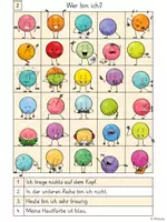 Vorschau - Arbeitsblätter - Wer bin ich? - Leserätsel - Dot Dudes - Seite 2