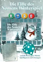 Vorschau - Spiele - Nomen und seine Fälle Brettspiel mit Lösungen Winter Ausgabe - Deckblatt