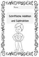 Vorschau - Arbeitsblätter - Schriftliche Addition & Subtraktion ZR 1000 | Mathe Arbeitsheft Klasse 3 - Seite 1