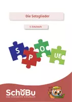 Vorschau - Arbeitsblätter - Die Satzglieder, Verschiebeprobe (interaktiv) - Deckblatt