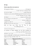 Vorschau - Arbeitsblätter - Die Tulpe - Steckbrief und Arbeitsblatt - Deckblatt