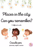 Vista previa - Juegos / Gamificación - PLACES IN THE CITY: CAN YOU REMEMBER? - página 1