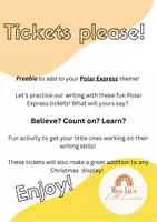 Vista previa - Unidades / Secuencias / Situaciones de Aprendizaje - Polar Express - Tickets Please! - Portada