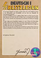 Vorschau - Arbeitsblätter - Blitzlesen und Schreiben - Schreibblätter und Listen - Seite 1