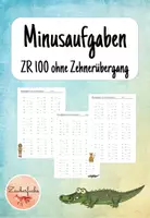 Vorschau - Arbeitsblätter - Minusaufgaben ZR 100 ohne Zehnerübergang - Deckblatt