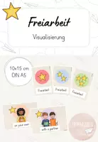 Vorschau - Präsentationen/Tafelbilder - Freiarbeit - Schilder zur Visualisierung (für 6 Fächer) - Deckblatt