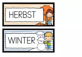 Vorschau - Poster - Klassenkalender - Tafelkalender - Tafelmaterial - Seite 2