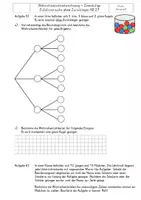 Vorschau - Arbeitsblätter - Wahrscheinlichkeit - Baumdiagramm mit Lösungen AB 25-27 - Seite 3