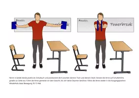 Vorschau - Bildkarten - Aktive Pause/ Homeschooling. Sportübungen für den Arbeitsplatz/ zu Hause - Seite 2