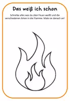 Vorschau - Arbeitsblätter - Feuer Materialpaket physisch und interaktiv - Seite 2