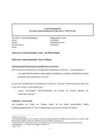 Vorschau - Stundenentwürfe - Unterrichtsentwurf zum Thema: Was ist Sadaqa? - Seite 1