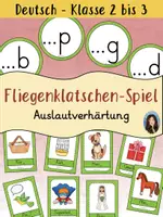 Vorschau - Spiele - Fliegenklatschen-Spiel - Auslautverhärtung - Deckblatt
