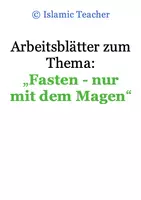 Vorschau - Arbeitsblätter - AB zum GUB: Fasten-nur mit dem Magen?#ErdbebenTürkeiSyrien - Deckblatt