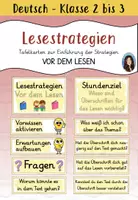 Vorschau - Bildkarten - Lesestrategien (Tafelkarten): Vor dem Lesen - Überschriften nutzen - Deckblatt