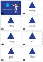 Vorschau - Bildkarten - Übungskarten Adjektive nach Montessori - Seite 3