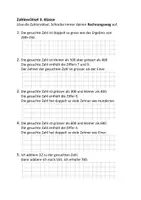 Vorschau - Arbeitsblätter - Zahlenrätsel 3. Klasse - Seite 1