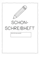 Vorschau - Arbeitsblätter - Schönschreibheft zur Verbesserung der Handschrift. LA - Seite 1