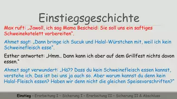 Vorschau - Stundenentwürfe - Prüfungsentwurf: Speisevorschriften im Vergleich - Seite 3