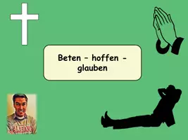 Vorschau - Unterrichtsreihen - Beten - hoffen - glauben - Deckblatt