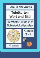 Vorschau - Arbeitsblätter - D | SU | Tiere in der Arktis: Texte + Tafelkarten | Kl. 2 - 4 - Deckblatt