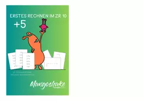 Vorschau - Fördermaterial/Inklusion - Rechenkärtchen ZR 10 plus 5 Aufgaben - Deckblatt