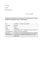 Vorschau - Stundenentwürfe - Vorgangsbeschreibung Unterrichtsentwurf - Seite 1