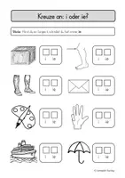 Vorschau - Arbeitsblätter - i oder ie? Material für die 1. Klasse - Seite 1