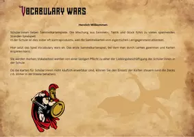 Vorschau - Bildkarten - Guerra de Vocabulario: Nivel 3: Ira del Olimpo - Seite 1