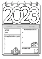 Vista previa - Manualidades / Dibujos para colorear - Propósitos año nuevo- New Year resolutions - página 2