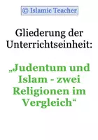 Vorschau - Unterrichtsreihen - Unterrichtseinheit: Judentum und Islam im Vergleich - Deckblatt