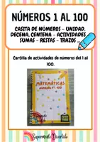 Vista previa - Hojas de trabajo - CUADERNO DE MATEMATICA 1 al 100 - Portada
