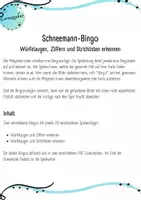 Vorschau - Spiele - Winter - Bingo: Unterschiedliche Mengendarstellungen (ZR 10) - Seite 1