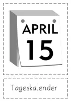 Vorschau - Arbeitsblätter - Kalender - Arten - Tafelmaterial und Arbeitsblatt - Seite 2
