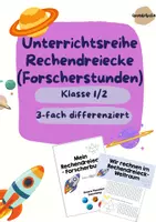 Vorschau - Stundenentwürfe - Unterrichtsreihe: Wir rechnen im Rechendreieck- Universum - Deckblatt