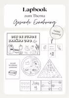 Vorschau - Arbeitsblätter - Lapbook Gesunde Ernährung - Kl. 2 - Deckblatt