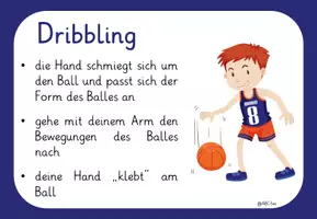 Vorschau - Poster - Basketball : Merkplakate zu den Basketballtechniken (Dribbling, Druckpass, Bodenpass, Positionswurf, Verteidigung) - Seite 3