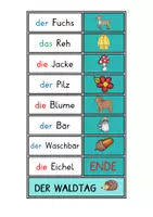 Vorschau - Spiele - Lese- Dominos. Wort und Bild- Zuordnung - Seite 3