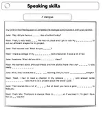 Vorschau - Arbeitsblätter - Word bank "school" speaking worksheet in 3 Niveaustufen & 2 Versionen - Seite 3