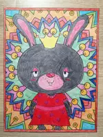 Vorschau - Mal- und Bastelvorlagen - Ausmalbilder: Mandala - Tiere - Seite 1