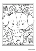 Vorschau - Mal- und Bastelvorlagen - Ausmalbilder: Mandala - Tiere - Seite 3