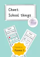 Vorschau - Spiele - Chant: School Things (passend zu Playway 3) - Deckblatt