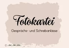 Vorschau - Bildkarten - Fotokartei: Gesprächs- und Schreibanlässe - Seite 1