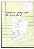 Vorschau - Arbeitsblätter - while-viewing-activity zum Film "The briefcase" - Deckblatt
