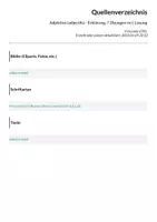 Vorschau - Arbeitsblätter - Adjektive (adjectifs) - Erklärung, 7 Übungen incl. Lösung - Seite 1