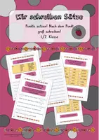 Vista previa - Unidades / Secuencias / Situaciones de Aprendizaje - Sätze schreiben - Punkte setzen! Nach dem Punkt groß schreiben! - Portada