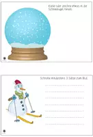 Vista previa - Hojas de trabajo - Winterheft 1 und 2 - lustvolle Übungen für zwischendurch - página 2