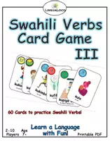Vorschau - Spiele - Swahili Verben Kartenspiel 3 - Kiswahili - Deckblatt